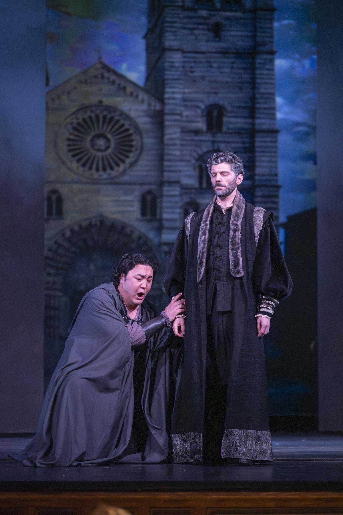 Ensayo general de Simón Boccanegra, tercer título de la 59º temporada de ópera de Las Palmas de Gran Canaria