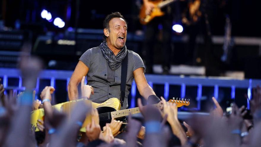 Bruce Springsteen, durante un concierto en Madrid del 2019.
