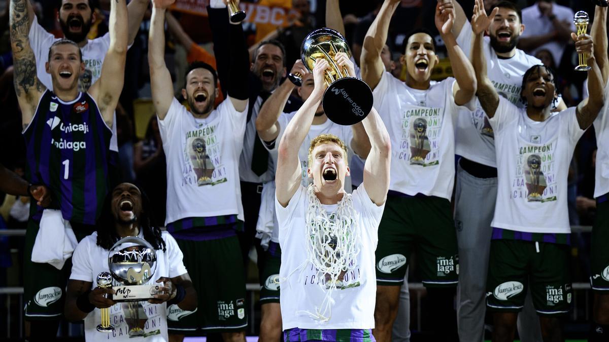 Alberto Díaz levantó en Gran Canaria su sexto título con el Unicaja.