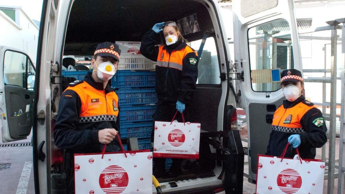 Entrega de los productos de Prolongo donados a bancos de alimentos, comedores sociales, hospitales y ayuntamientos.