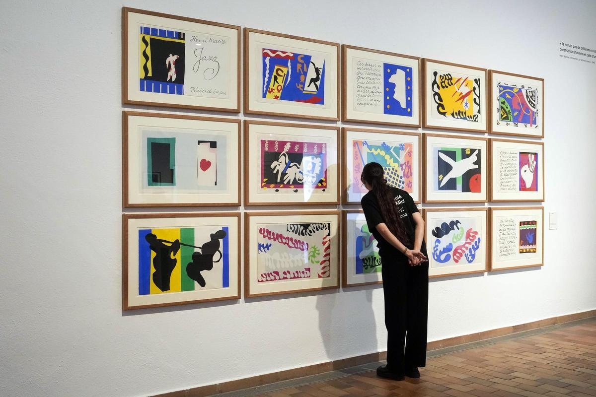 Obras de la exposición 'MiróMatisse. Más allá de las imágenes'.
