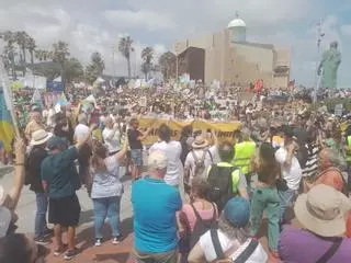 Manifestación 20A en Las Palmas de Gran Canaria