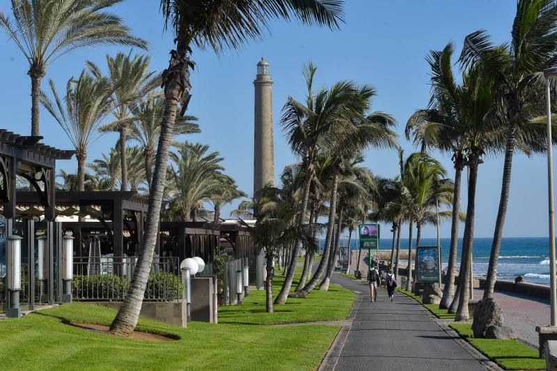 Zonas turísticas en noviembre en  Canarias