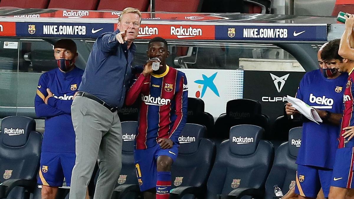 Koeman: "Dembélé tiene mucha calidad"