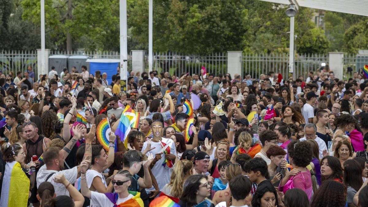 Este año Cort ha organizado la verbena del Orgullo en solitario.