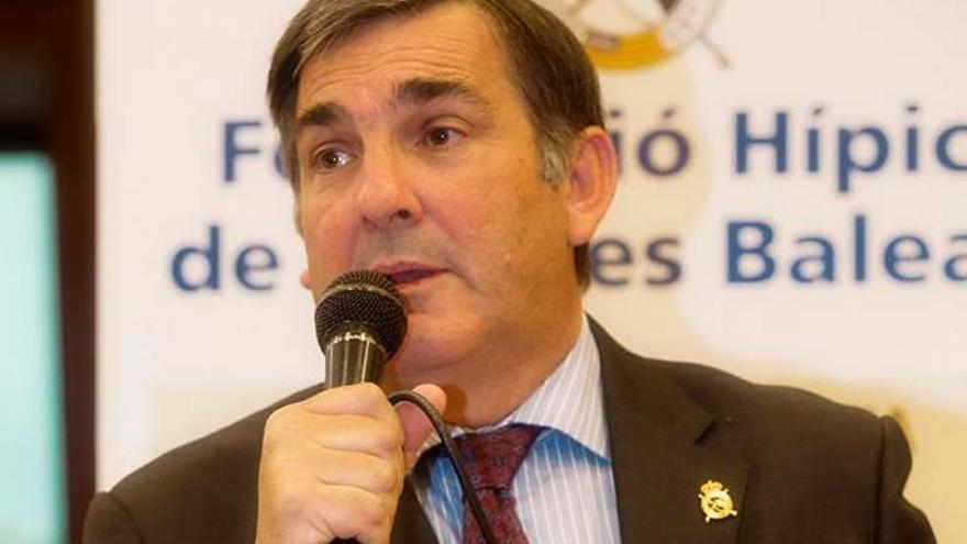 Gerardo Ortega, presidente de la Federación de Hípica.