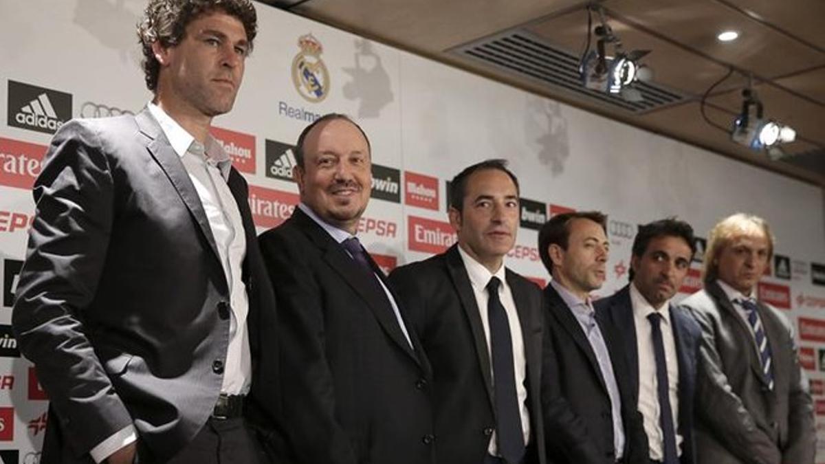 Estos son los hombres que colaboran con Benítez en el Real Madrid