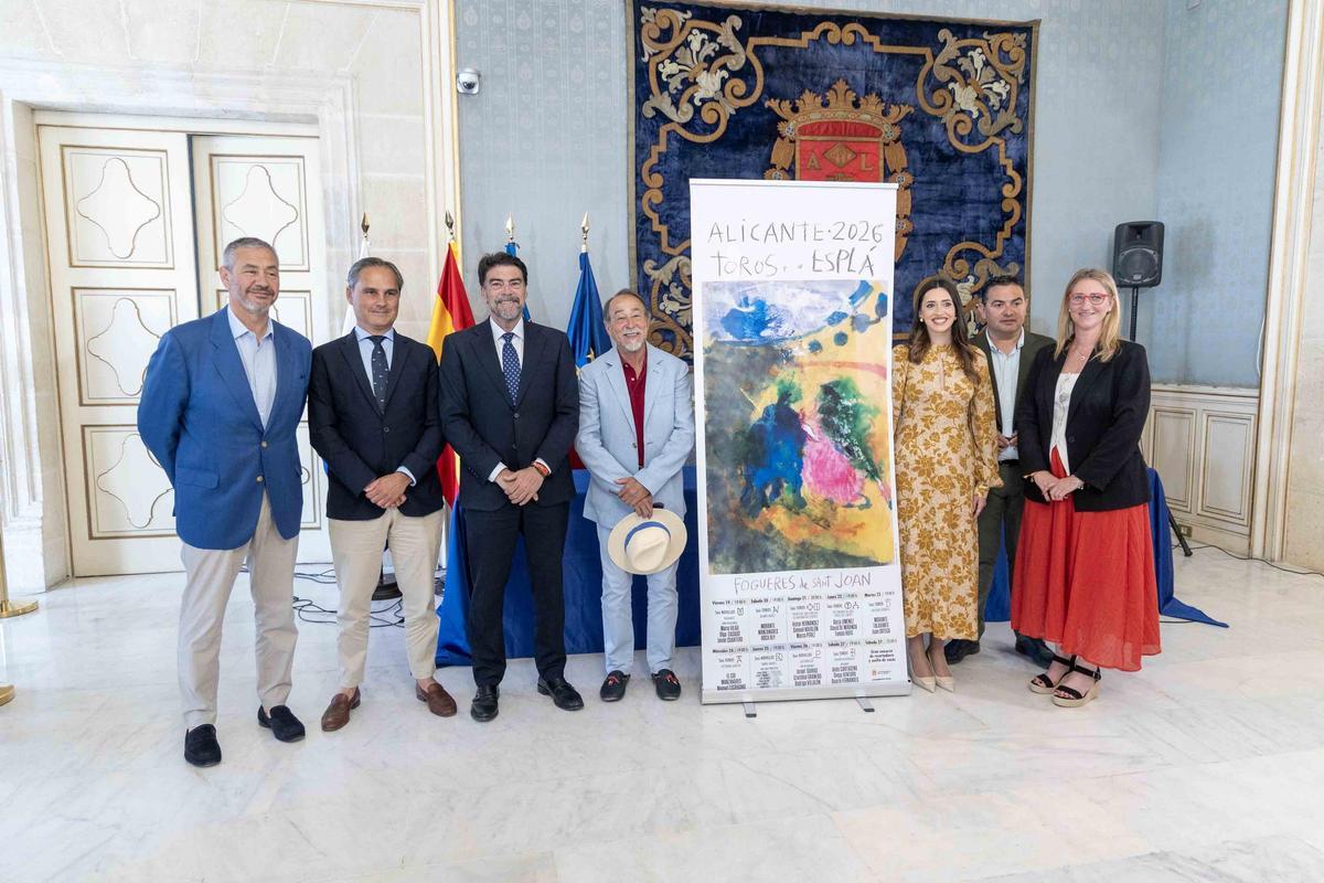 Alicante presenta un histórico cartel taurino para las Hogueras 2026