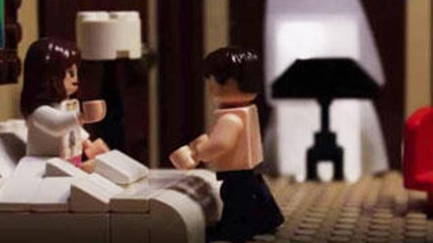 &#039;50 sombras de Grey&#039;, en versión Lego.