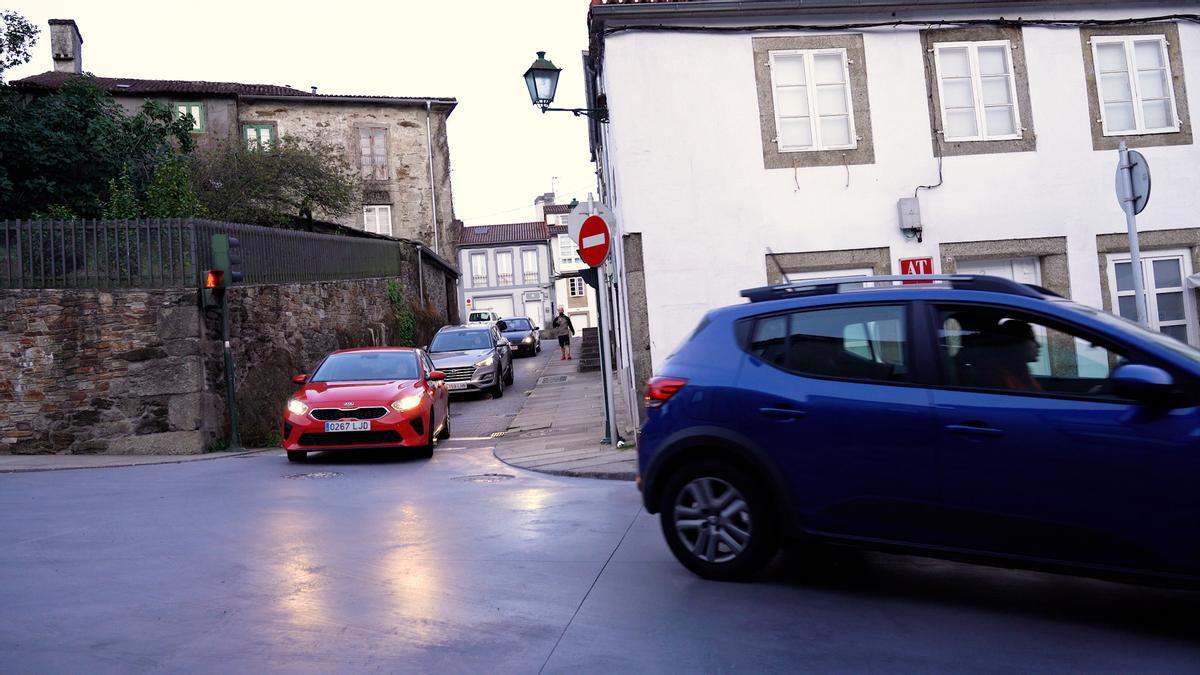 Tráfico fluído en el Pombal el primer día del curso escolar