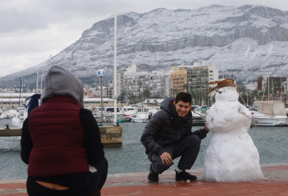 Nieve en Denia