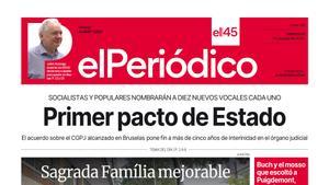 La portada de EL PERIÓDICO del 26 de junio de 2024