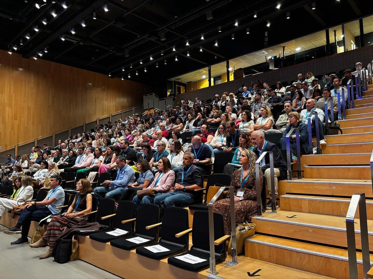 Los participantes de este congreso educativo Innovaprofes que se están llevando a cabo en Málaga proceden de toda España.
