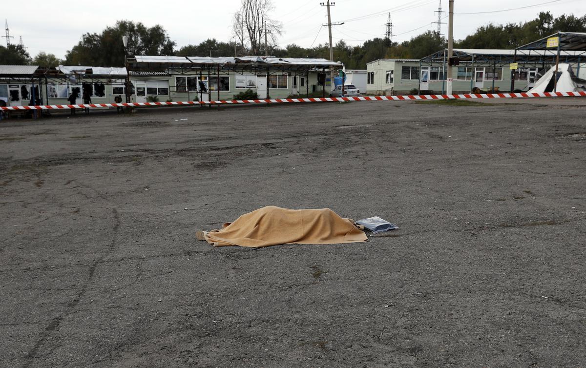 Ataque mortal a un convoy humanitario en Zaporiyia