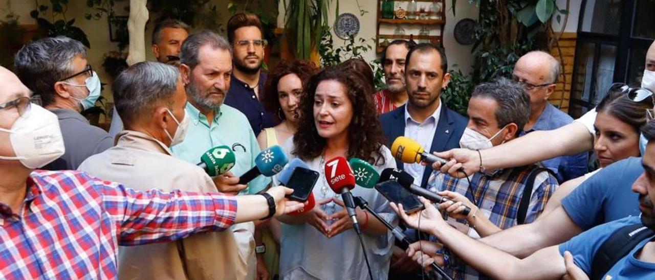 Inmaculada Nieto, de Por Andalucía, estuvo en los Patios el viernes. | MANUEL MURILLO