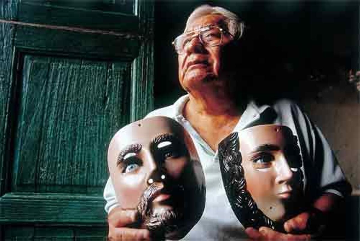 Máscaras de madera en Chiapa del Corzo.
