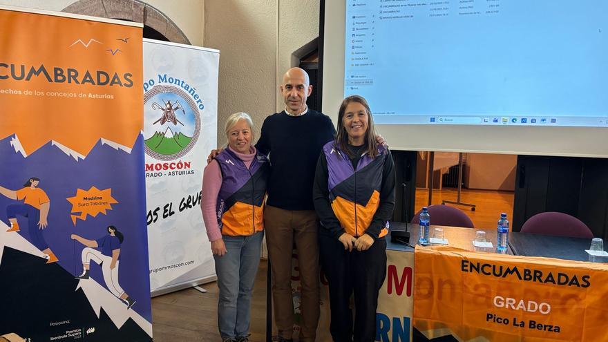 El Pico La Berza, techo de Grado: esta es la altitud de la cumbre moscona que formó parte de las que se coronaron con el reto &quot;Encumbradas&quot;