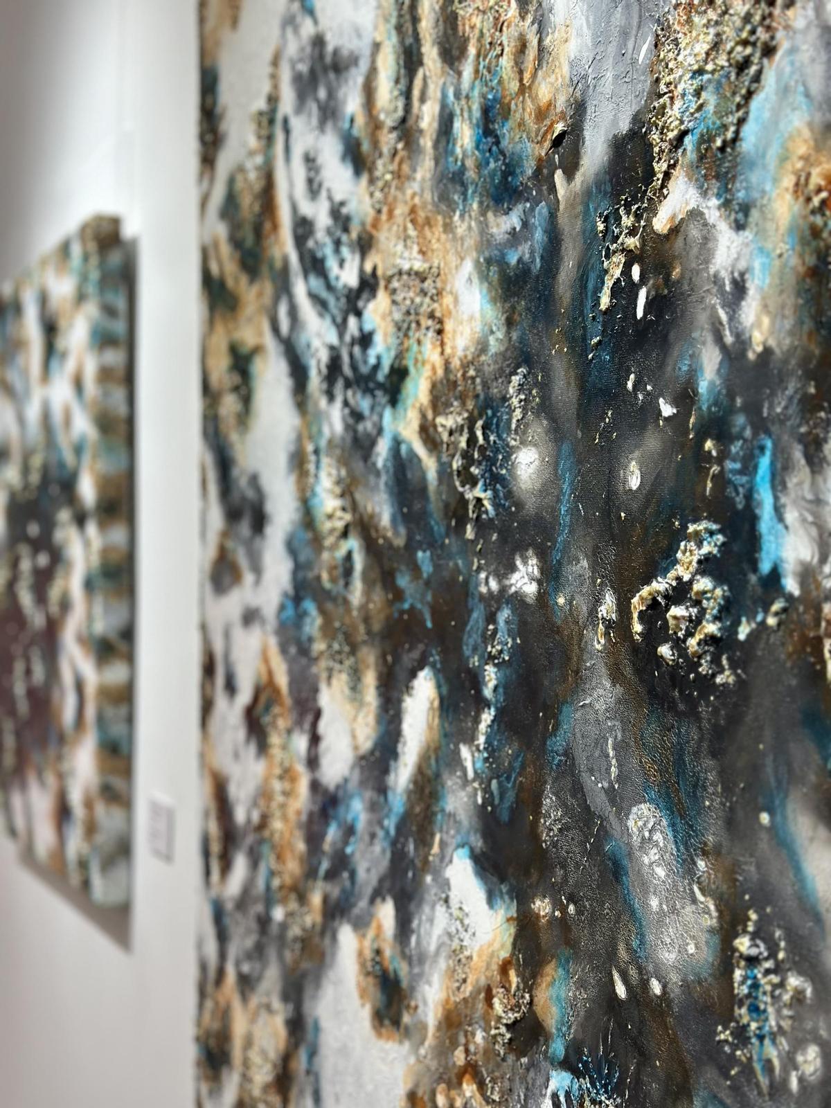 Detalle de una de las obras de la exposición