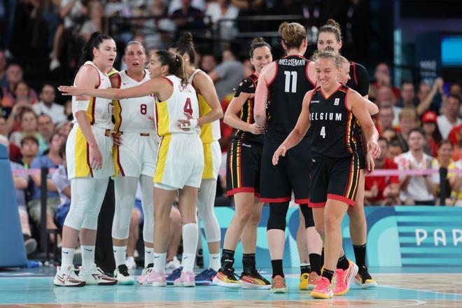 Baloncesto femenino - partido de cuartos de final España vs. Bélgica