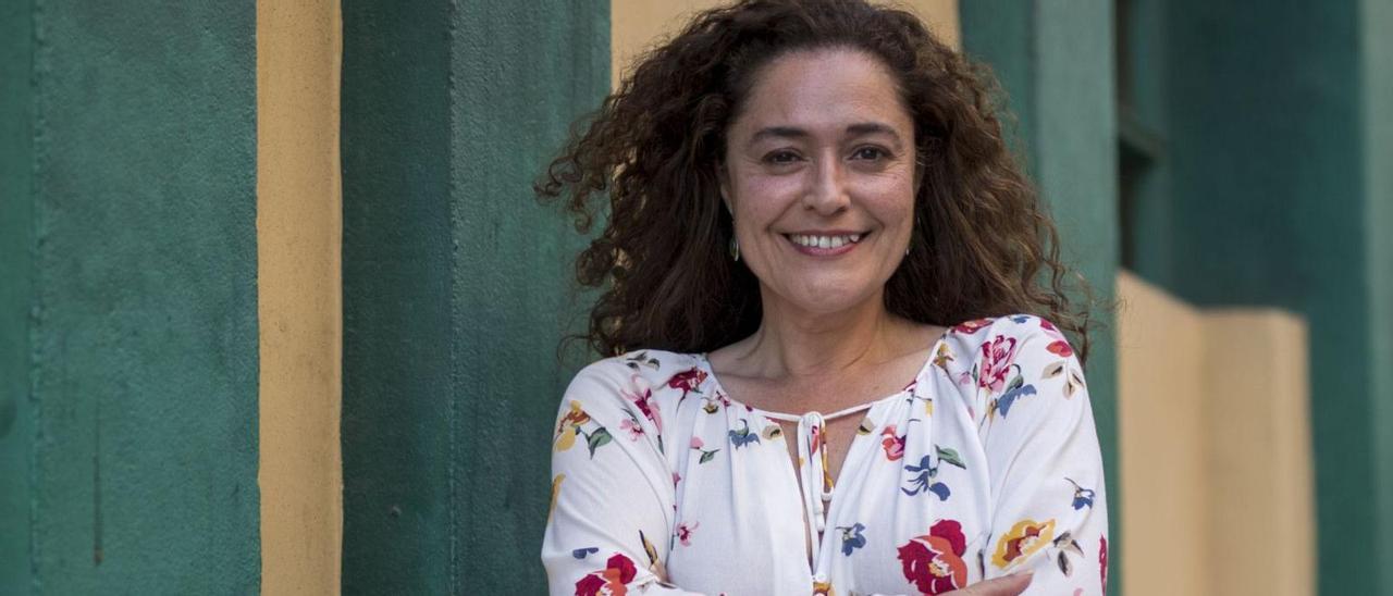 Inma Nieto, la candidata andaluza de la coalición de partidos de izquierdas y ecologistas Por Andalucía.
