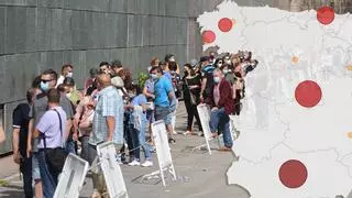 El macrobrote estudiantil supera el centenar de contagiados en Galicia