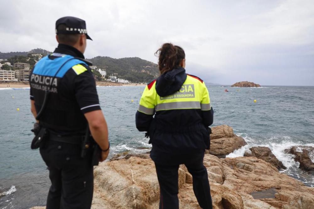 Recerca d'un pescador desaparegut a Tossa.