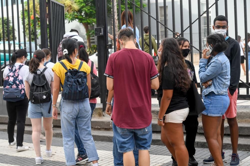 Vuelta al cole de los alumnos de Secundaria