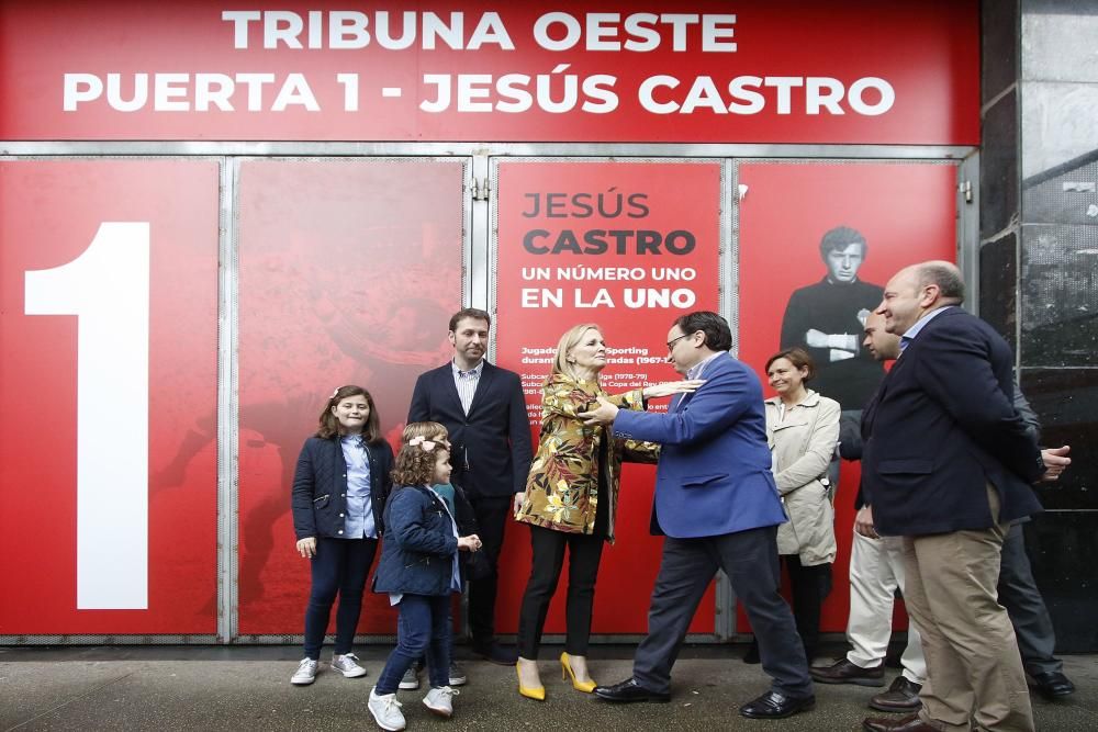 Inauguración de la puerta 1 de Jesús Castro