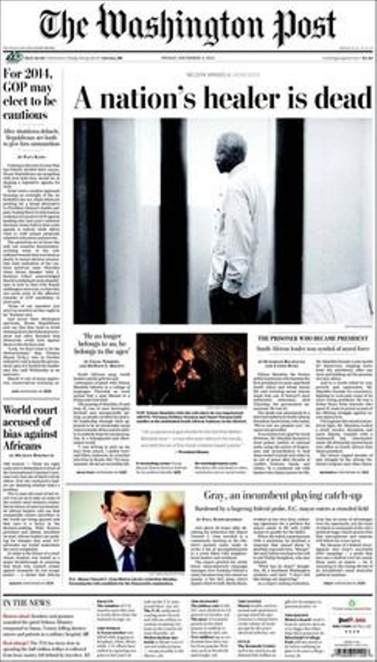 Portada de ’Washington Post’.