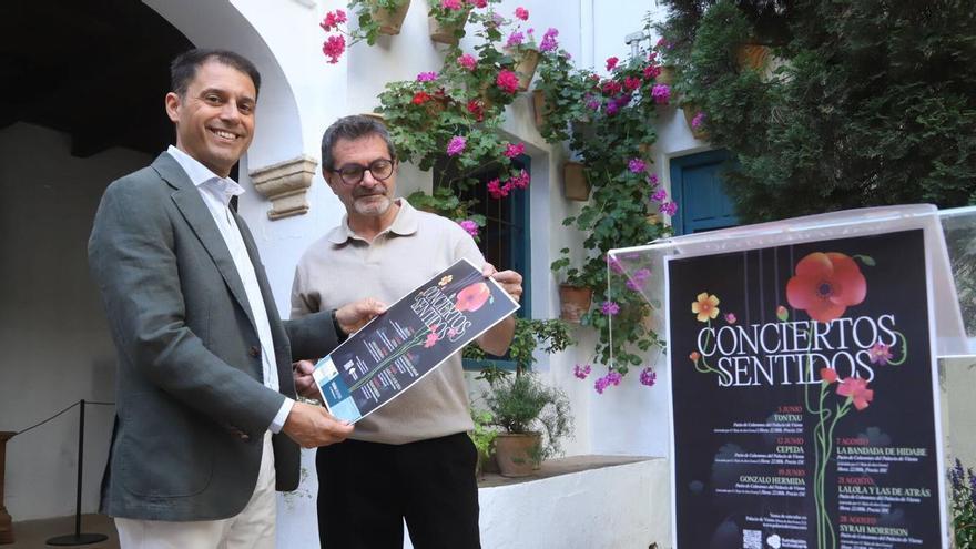 El ciclo 'Conciertos Sentidos' regresa al Palacio de Viana de Córdoba con Tontxu, Cepeda y Gonzalo Hermida en junio