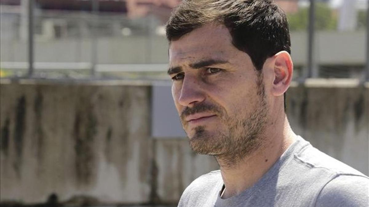 Iker Casillas acudió a Valdebebas