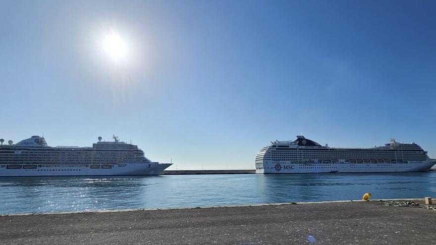 Más de 3.200 cruceristas llegan a Alicante a bordo de dos barcos