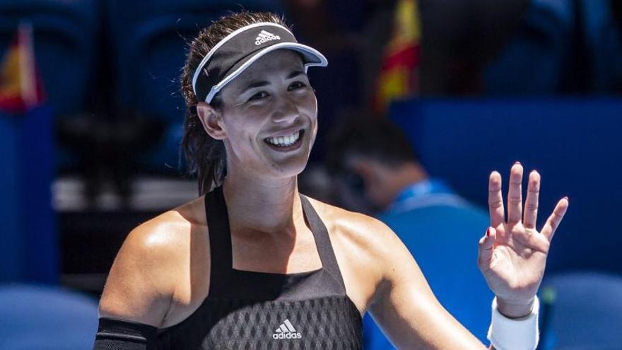 Una foto de la tenista espaÃ±ola GarbiÃ±e Muguruza.