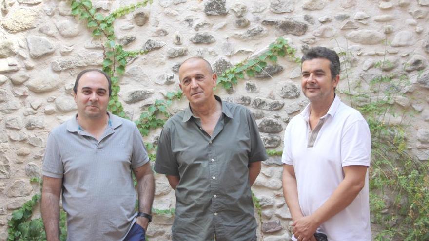D'esquerra a dreta, Francesc Gisbert, Víctor Labrado i Joan Borja.