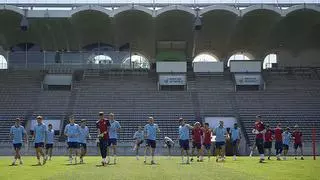 España se entrena en Burdeos antes del partido frente a República Dominicana