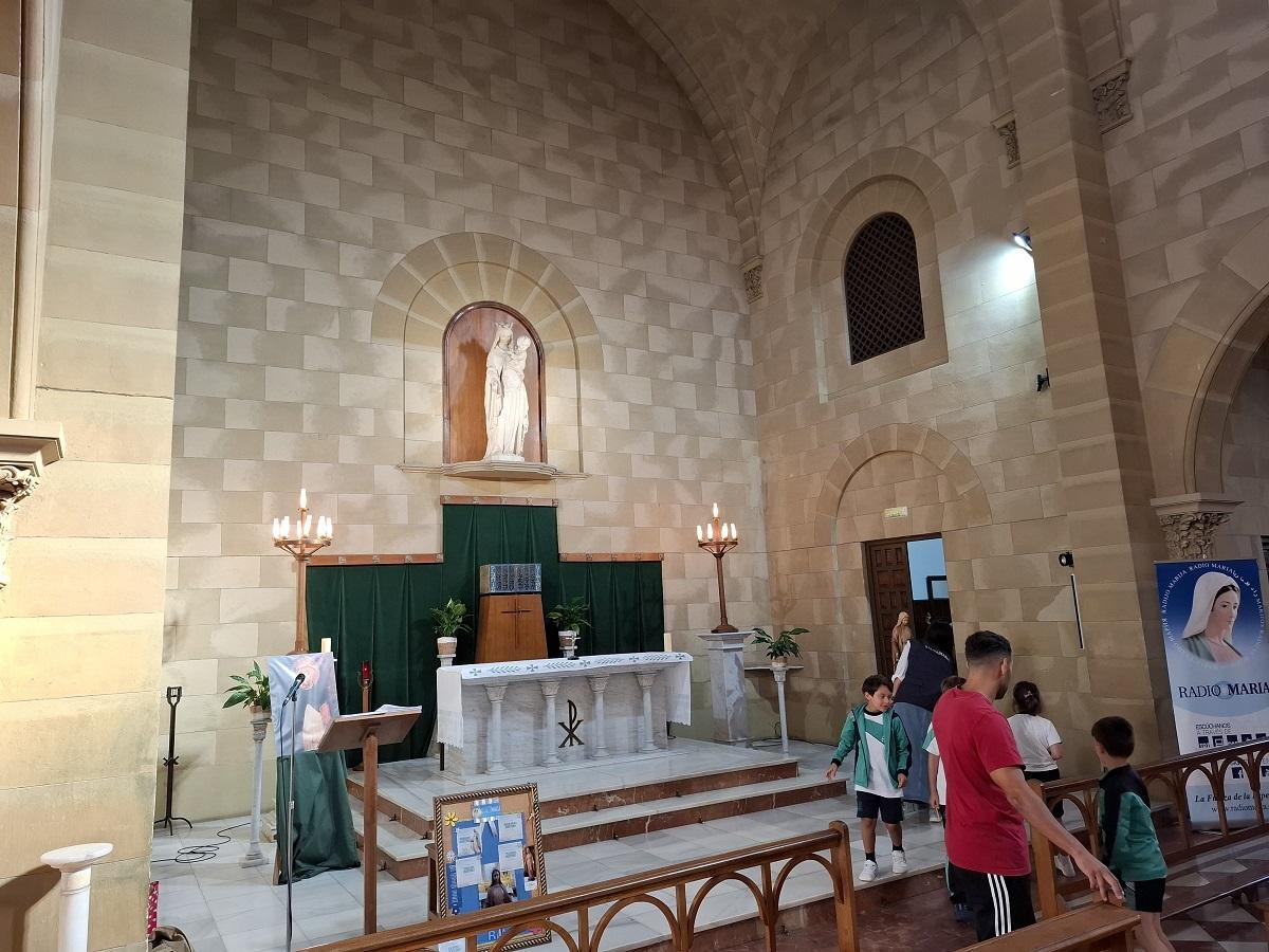La capilla del Colegio El Monte, uno de sus rincones emblemáticos.