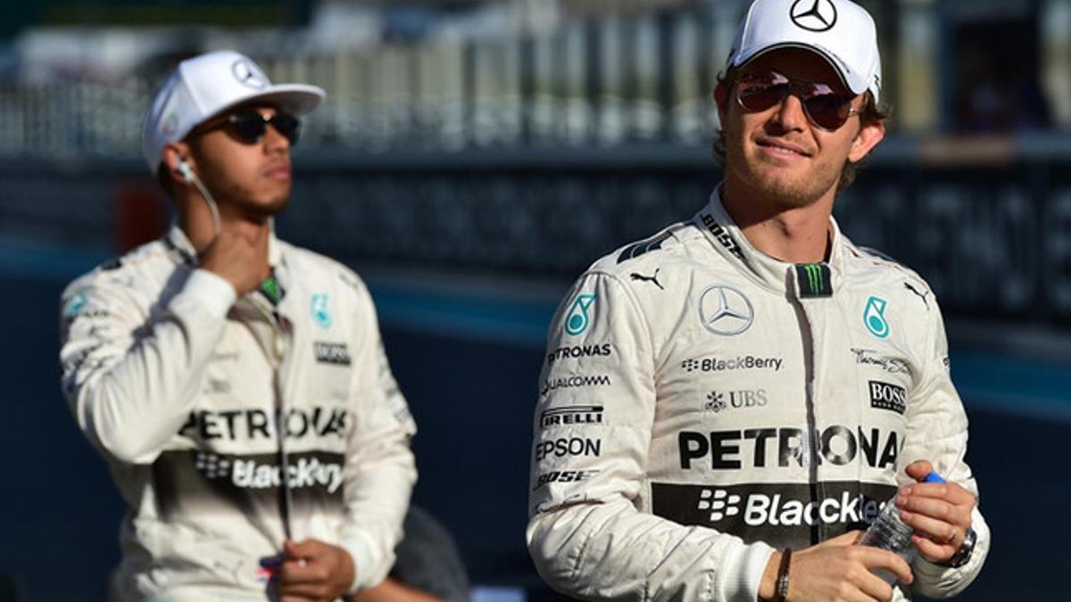 Hamilton y Rosberg se han enfrentado públicamente varias veces esta temporada