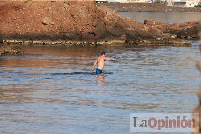 Primer día de paseos al aire libre en Mazarrón