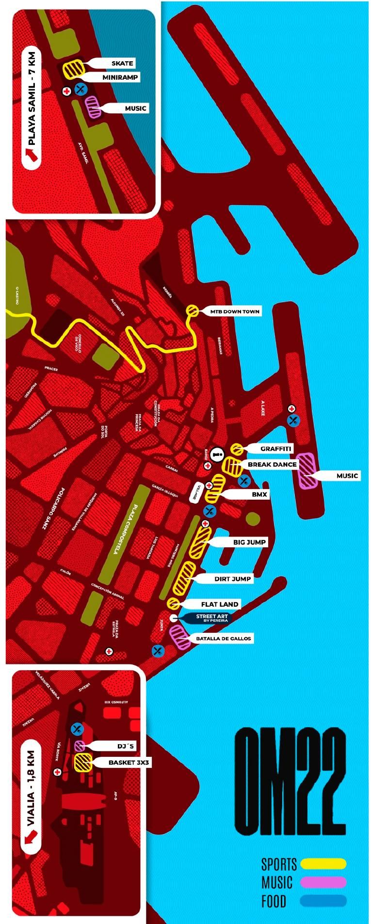 Mapa O Marisquiño 2022