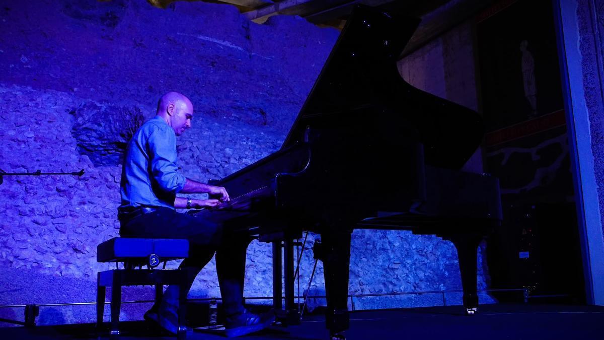 Cristian Baquero en un recital de piano