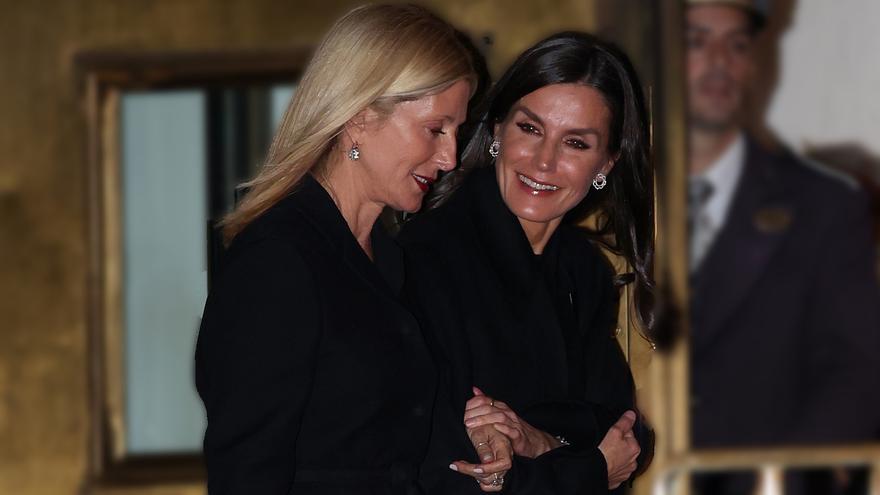 Imagen de reconciliación entre la reina Letizia y Marie-Chantal