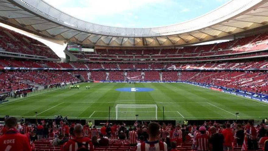 El estadio Wanda Metropolitano se estrenará este miércoles en la Champions con el Atlético-Chelsea.