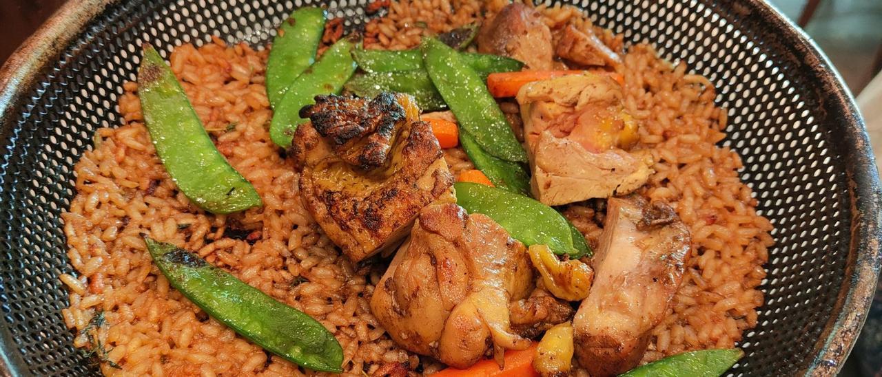 El arroz 'socarrat' de Molino de Pez.