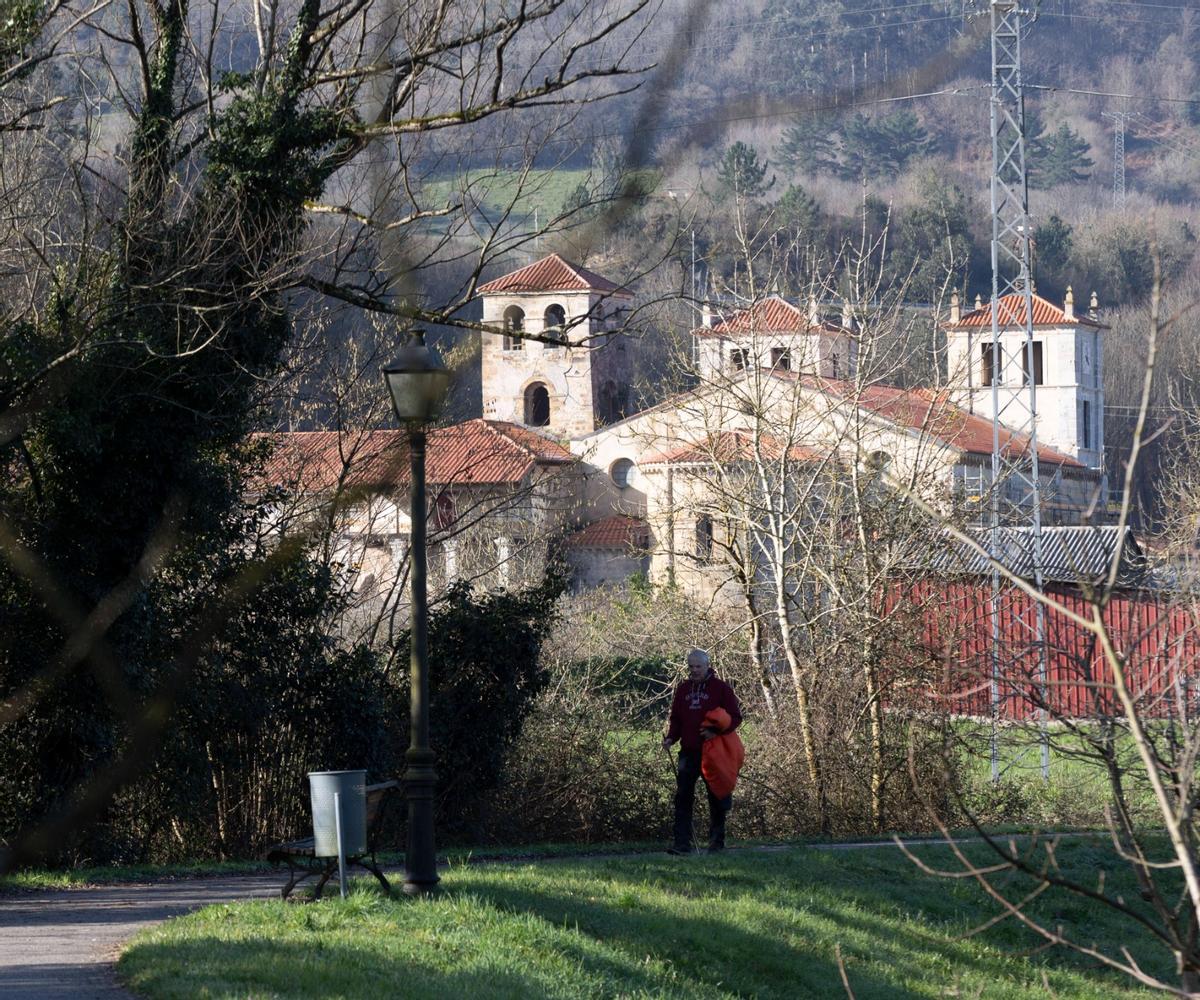 El monasterio de San Salvador de Cornellana.