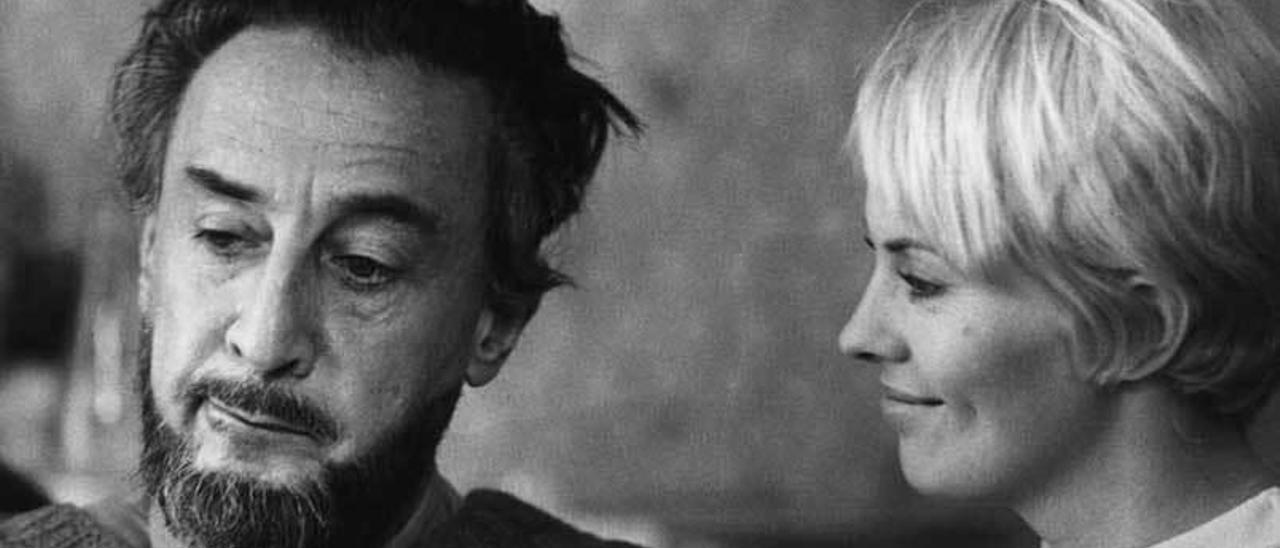 Romain Gary, junto a Jean Seberg.