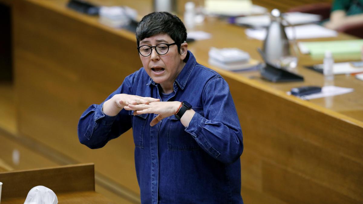 Pilar Lima, coordinadora autonómica de Podemos en la Comunitat Valenciana.