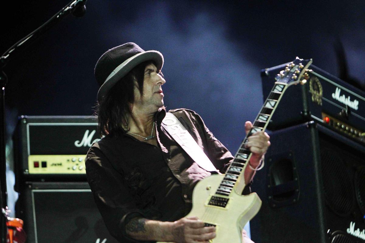 Phill Campbell, guitarrista de Motorhead, en una foto de archivo