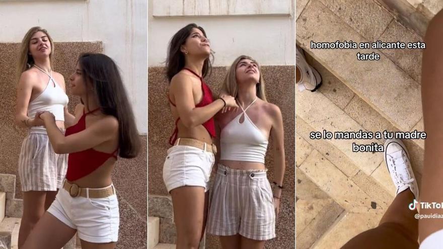 Homofobia en Alicante: una vecina increpa a dos chicas que se hacían fotos