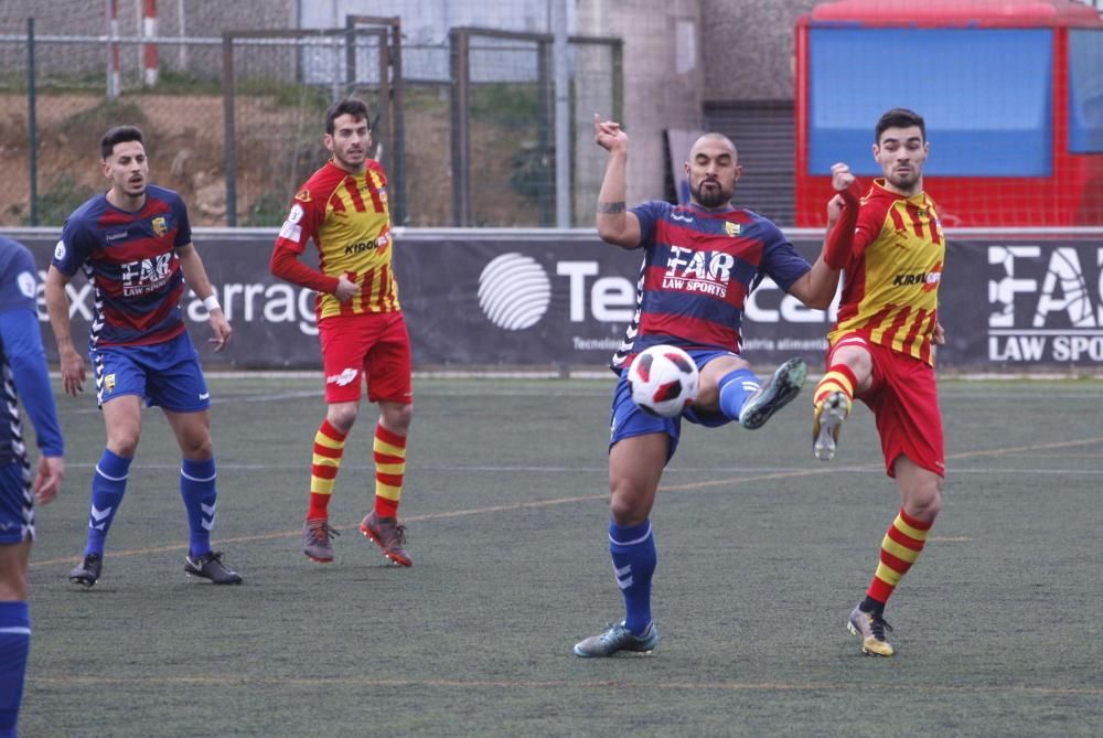 Les imatges del Llagostera - Vilafranca (4-1)