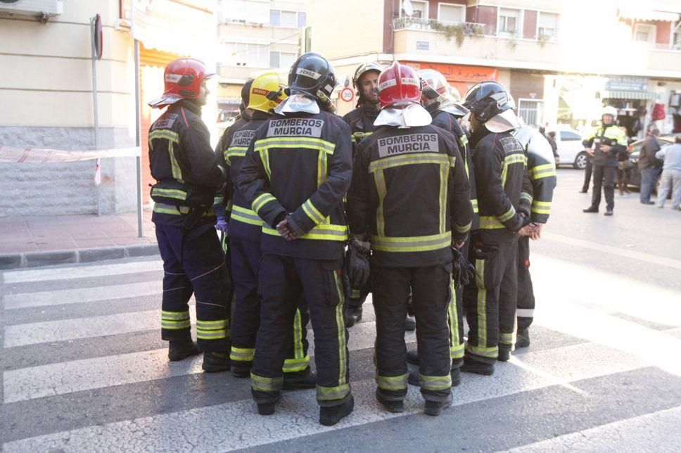 Derrumbe de una casa en Murcia